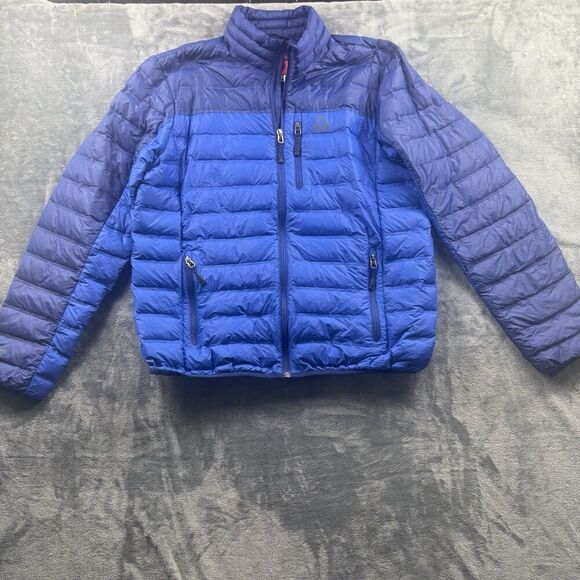 Gerry Other - Gerry Puffer Jacket Mens Large Blue Goose Down Fillpower L Full Zip Outdoor